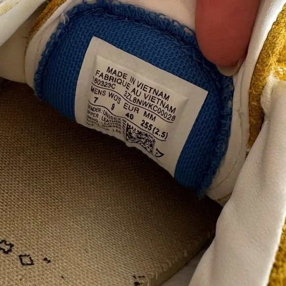 Converse x Golf Le Fleur x Tyler The Creator Suede Sneakers in “ Solar Power “ - Picture 10 of 12